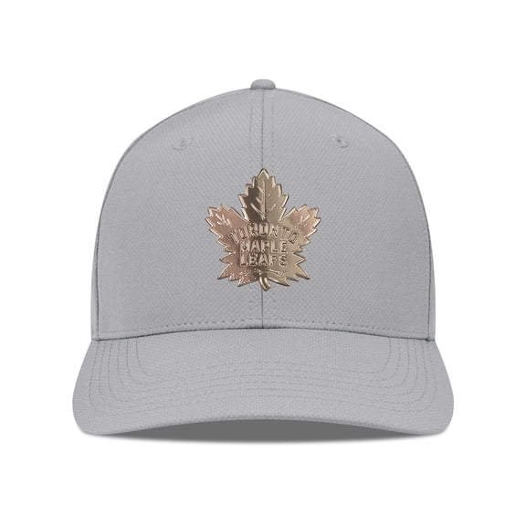 Men's Levelwear Gray Toronto Maple Leafs Rise Copper Insignia Flex Hat