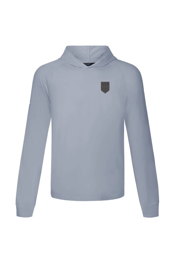 Men's Levelwear Gray USMNT Dimension Crest Hoodie