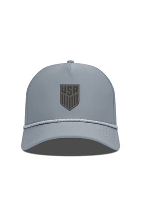 Men's Levelwear Gray USMNT Gordon Rope Adjustable Hat