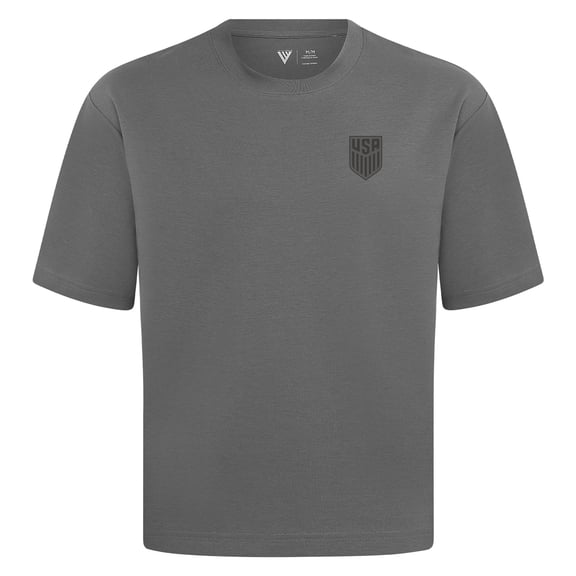 Men's Levelwear Gray USMNT Luxe Signature T-Shirt