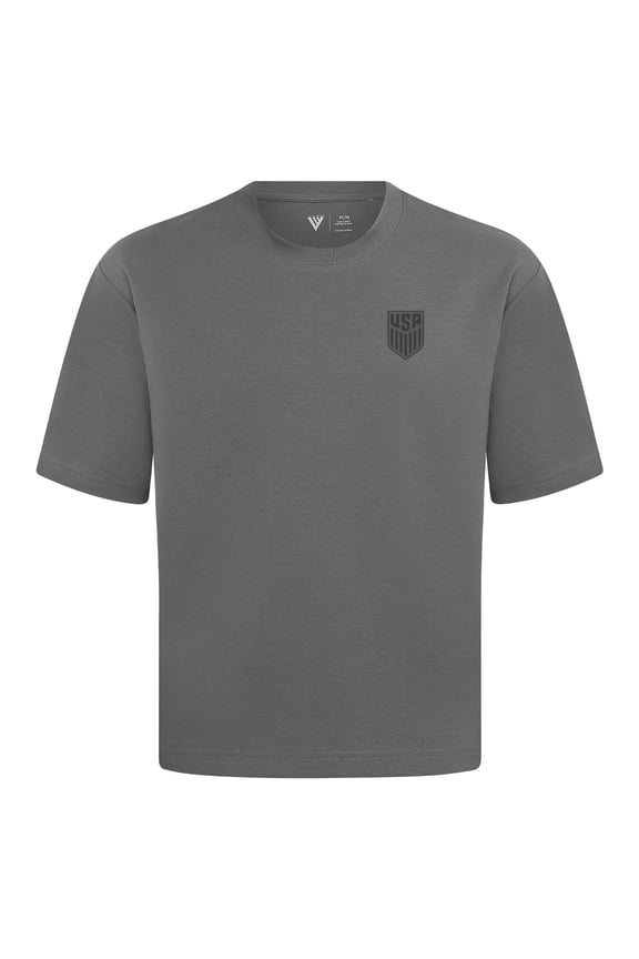 Men's Levelwear Gray USMNT Luxe Signature T-Shirt
