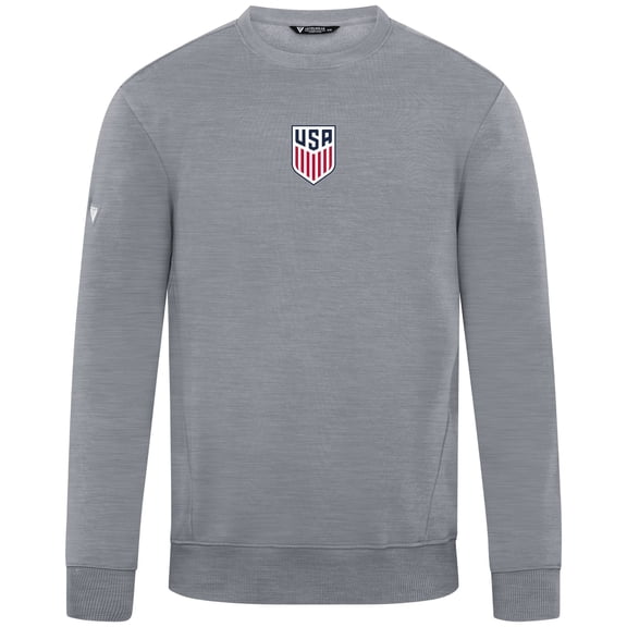 Men's Levelwear Gray USMNT Zane Chenille Sweatshirt