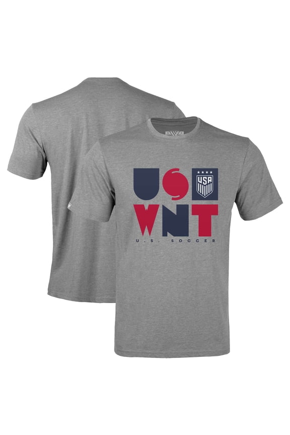 Men's Levelwear Gray USWNT Richmond Full On T-Shirt