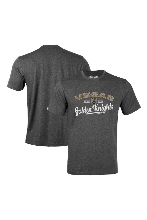 Men's Levelwear Gray Vegas Golden Knights Richmond Ice Wall T-Shirt