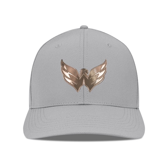Men's Levelwear Gray Washington Capitals Rise Copper Insignia Flex Hat