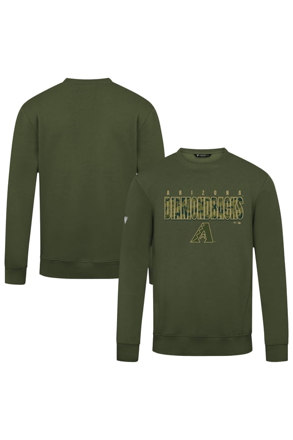 Men's Levelwear Green Arizona Diamondbacks Zane Protect Pullover Sweatshirt