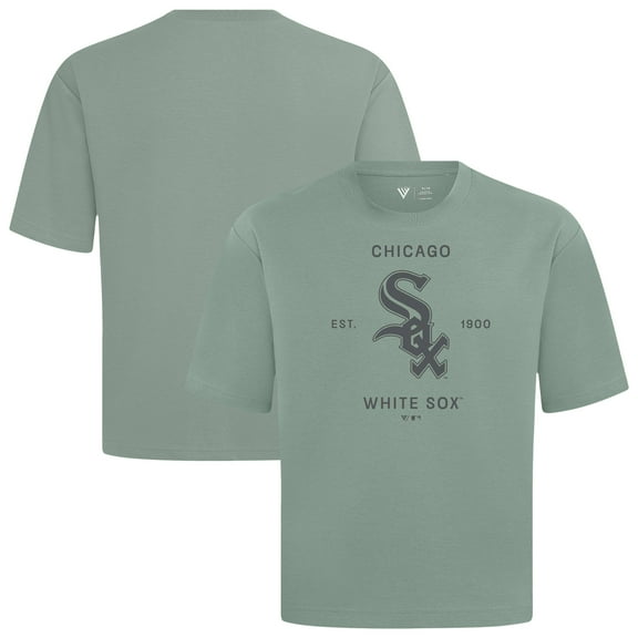 Men's Levelwear Green Chicago White Sox Crossway Oversized Luxe Signature Knit T-Shirt