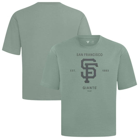 Men's Levelwear Green San Francisco Giants Crossway Oversized Luxe Signature Knit T-Shirt