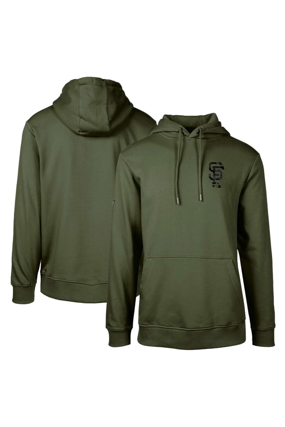 Men's Levelwear Green San Francisco Giants Podium Digital Camo Pullover Hoodie