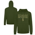 thumbnail image 1 of Men's Levelwear  Green Seattle Mariners Podium Protect Pullover Hoodie, 1 of 3