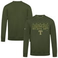 thumbnail image 1 of Men's Levelwear  Green Texas Rangers Zane Protect Pullover Sweatshirt, 1 of 3