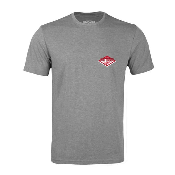 Men's Levelwear Heather Gray Detroit Red Wings Richmond Club Patch 2.0 T-Shirt