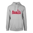 thumbnail image 1 of Men's Levelwear Heather Gray Los Angeles Angels City Connect Podium Core Logo Pullover Hoodie, 1 of 1