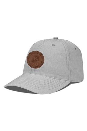 Men's Levelwear Heather Gray USMNT Idol Periscope Stretch-Snap Adjustable Hat