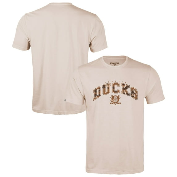 Men's Levelwear Khaki Anaheim Ducks Desert Camo Richmond Decoy T-Shirt