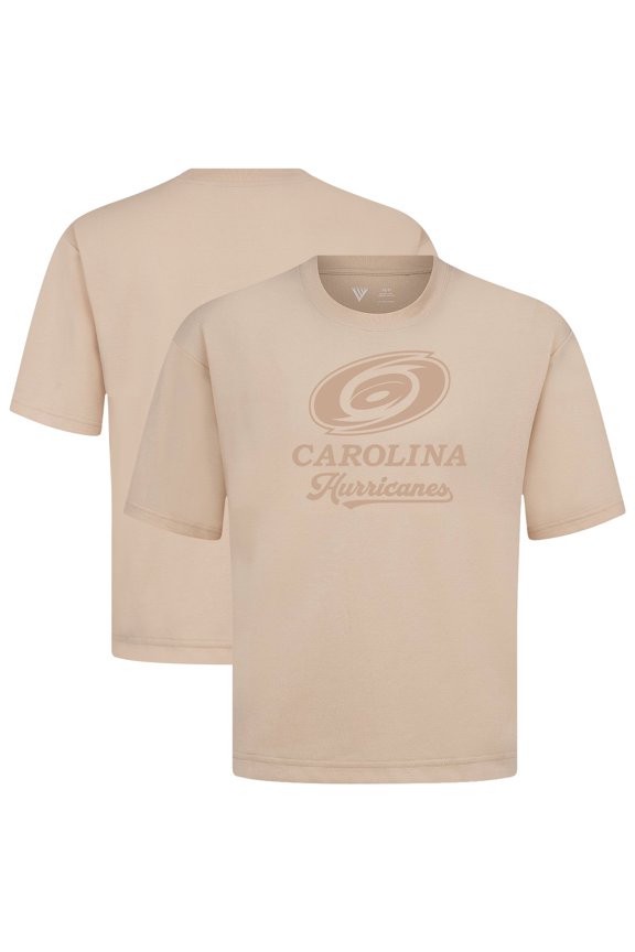 Men's Levelwear Khaki Carolina Hurricanes Shadow Surge Luxe Signature Knit T-Shirt
