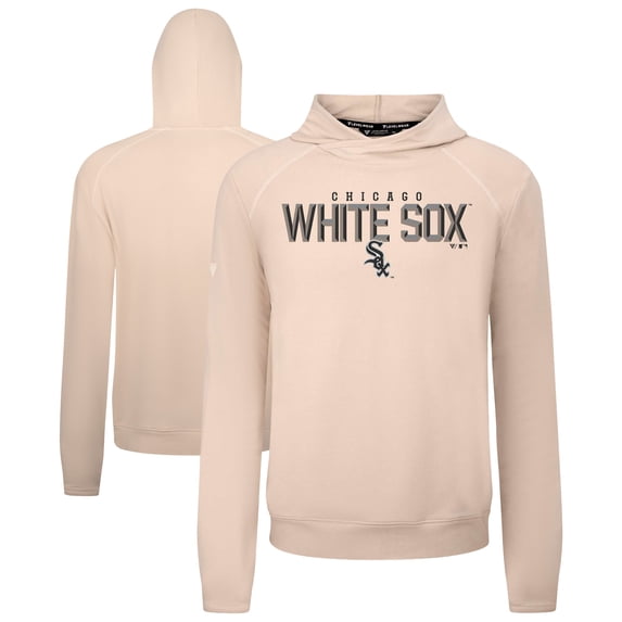 Men's Levelwear Khaki Chicago White Sox Mandate Carve Tri-Blend Hoodie