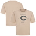 thumbnail image 1 of Men's Levelwear Khaki Cincinnati Reds Crossway Oversized Luxe Signature Knit T-Shirt, 1 of 3