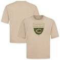 thumbnail image 1 of Men's Levelwear  Khaki Cincinnati Reds Oversized Luxe Signature Knit Buckler T-Shirt, 1 of 3
