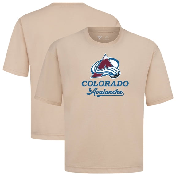 Men's Levelwear Khaki Colorado Avalanche Team Surge Luxe Signature Knit T-Shirt