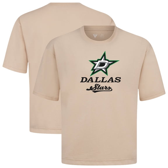 Men's Levelwear Khaki Dallas Stars Team Surge Luxe Signature Knit T-Shirt