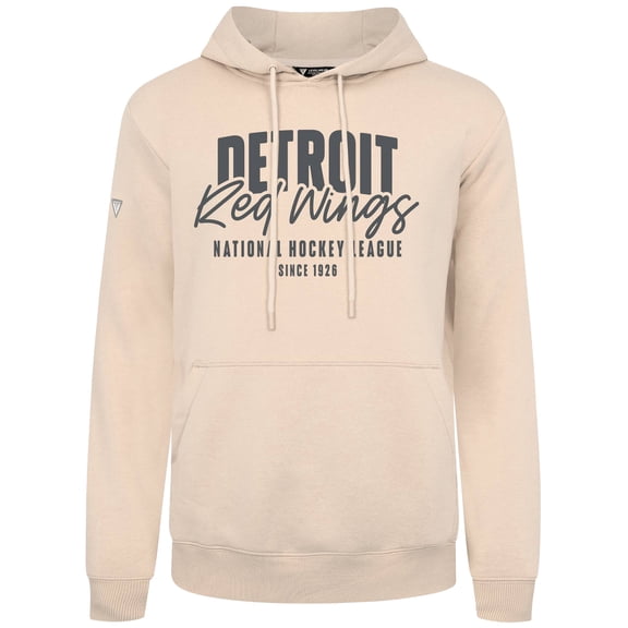 Men's Levelwear  Khaki Detroit Red Wings Podium Response Pullover Hoodie