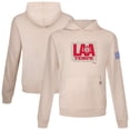 thumbnail image 1 of Men's Levelwear Khaki Los Angeles Angels 2025 Spring Training Relay Pullover Hoodie, 1 of 3