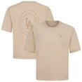 thumbnail image 1 of Men's Levelwear Khaki Los Angeles Dodgers Register Oversized Luxe Signature Knit T-Shirt, 1 of 3