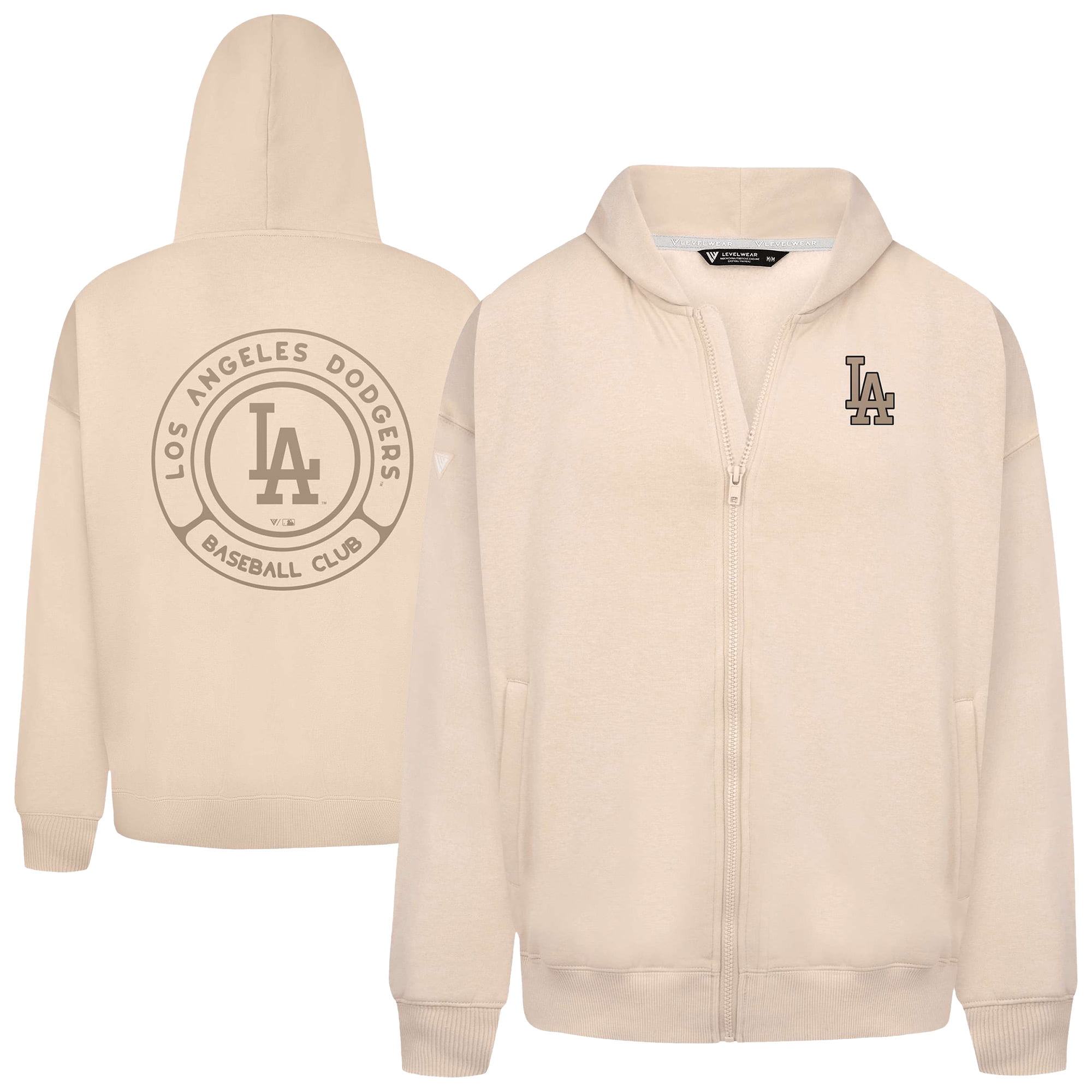 Men's Levelwear Khaki Los Angeles Dodgers Uphill Oversized
