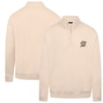 thumbnail image 1 of Men's Levelwear Khaki Miami Marlins Murray Quarter-Zip Sweatshirt, 1 of 4