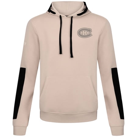 Men's Levelwear Khaki Montreal Canadiens Bombay Response Pullover Hoodie