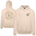 thumbnail image 1 of Men's Levelwear Khaki San Diego Padres Contact Oversized Pullover Hoodie, 1 of 4