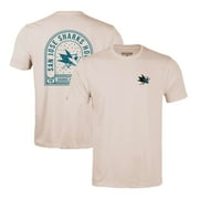 Mens Levelwear Khaki San Jose Sharks Richmond Stained Glass T-Shirt