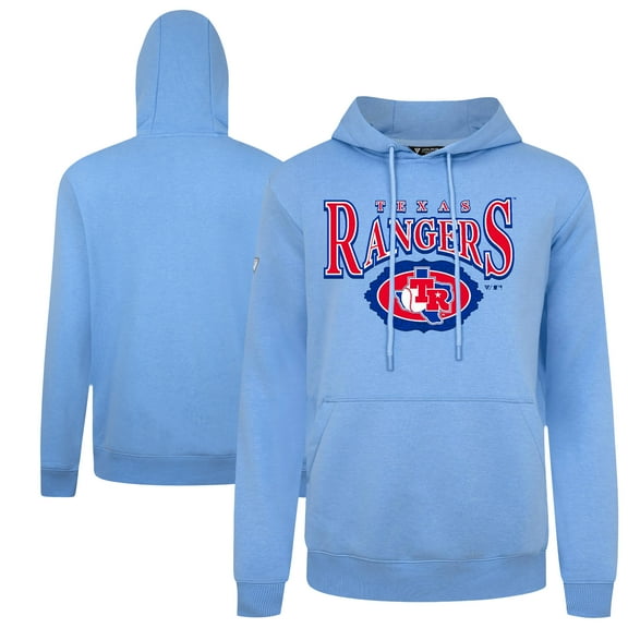 Men's Levelwear Light Blue Texas Rangers Lone Star Podium Pullover Hoodie