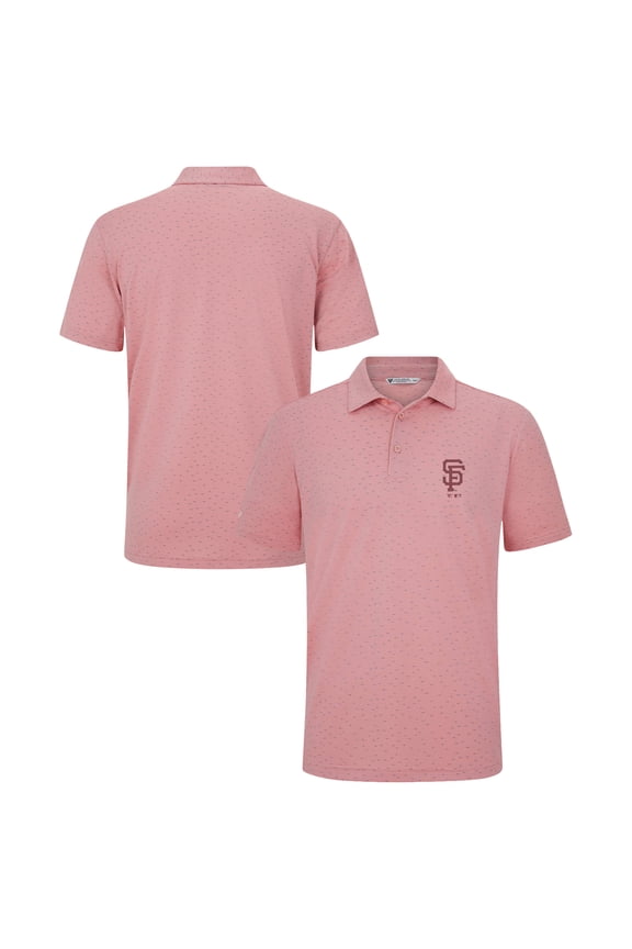 Men's Levelwear Light Pink San Francisco Giants Trail Bridal Rose Polo