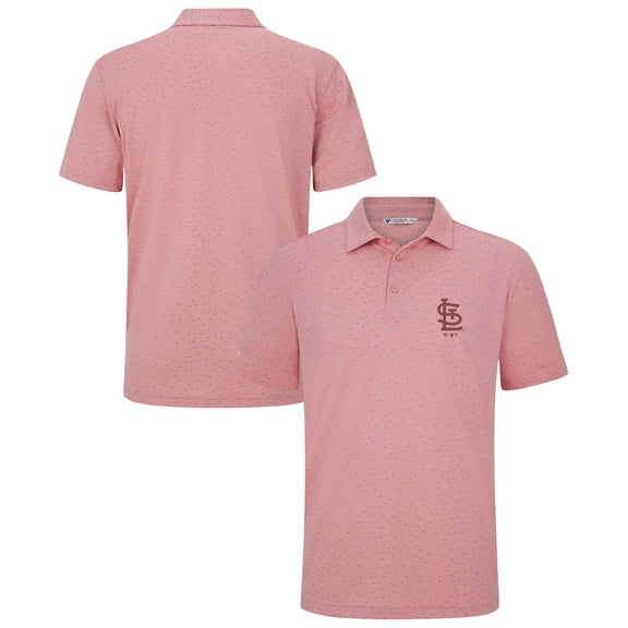 Men's Levelwear Light Pink St. Louis Cardinals Trail Bridal Rose Polo