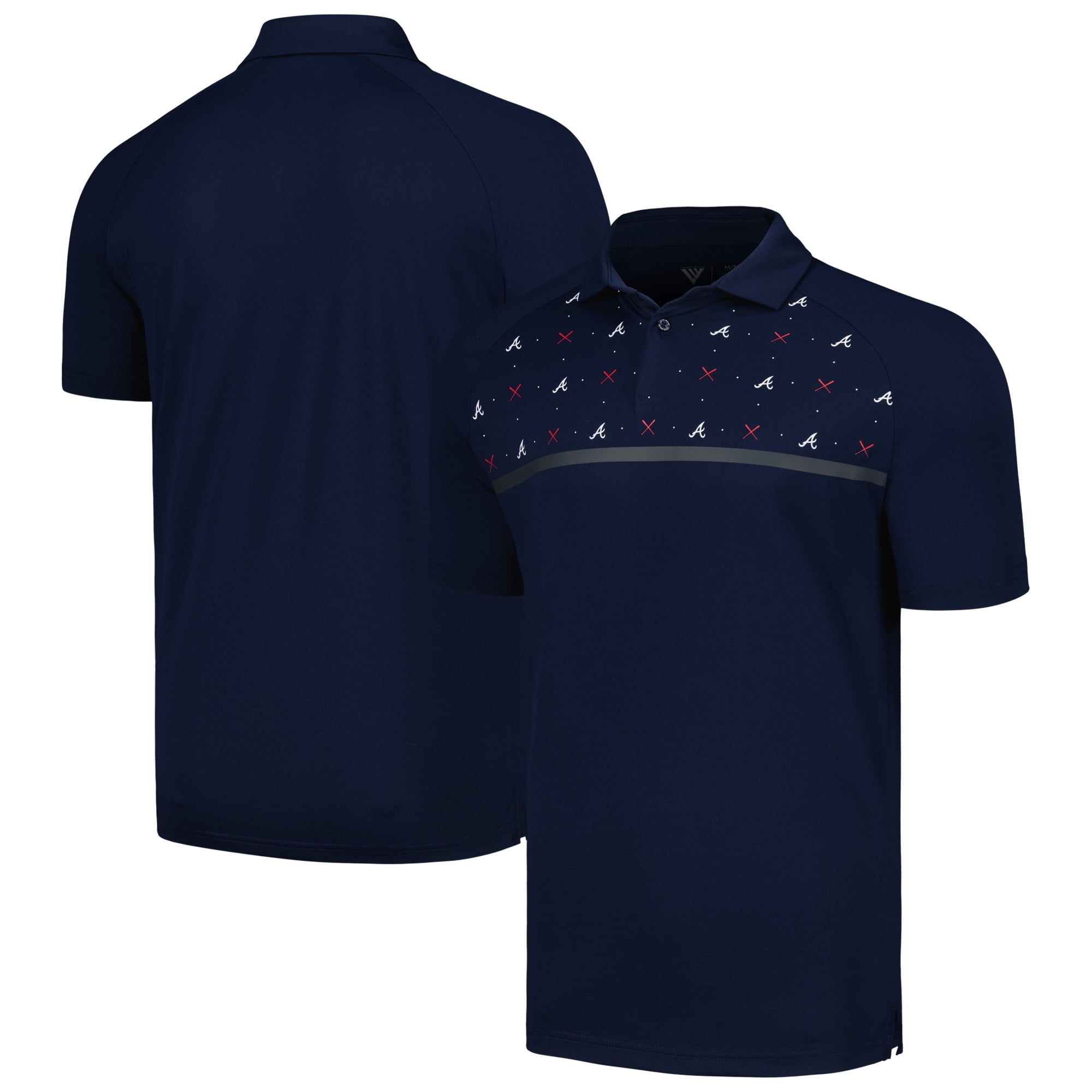 atlanta braves nike polo