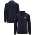 thumbnail image 1 of Men's Levelwear Navy Calgary Flames Chameleon Quarter-Zip Sweatshirt, 1 of 3