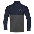 thumbnail image 1 of Men's Levelwear  Navy/Charcoal Atlanta Braves Pursue Insignia 2.0 Quarter-Zip Pullover Top, 1 of 1