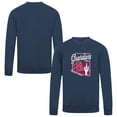 thumbnail image 1 of Men's Levelwear Navy Cleveland Guardians Zane Sunrise Sweatshirt, 1 of 3