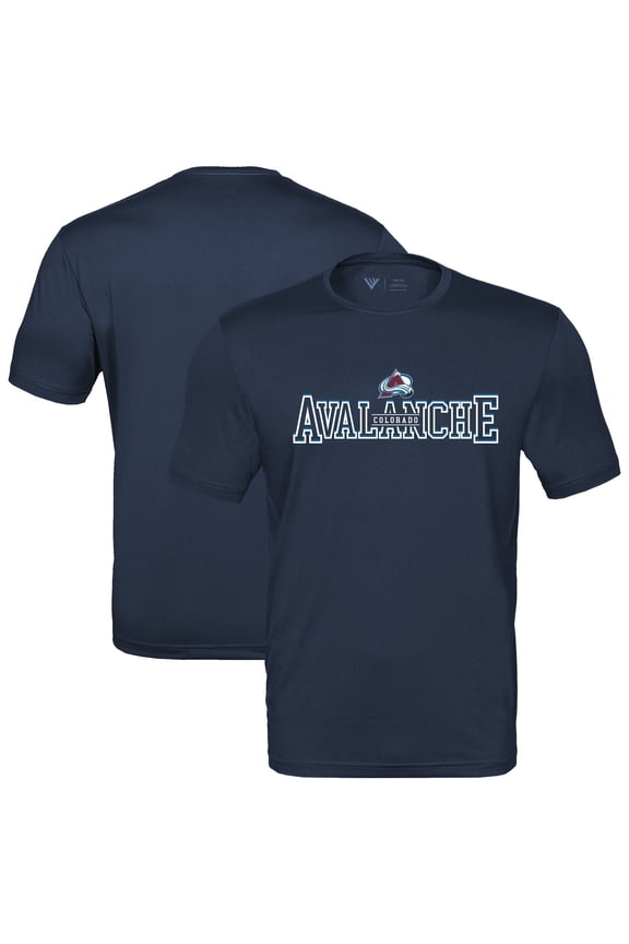 Men's Levelwear Navy Colorado Avalanche Anthem Journey Performance T-Shirt