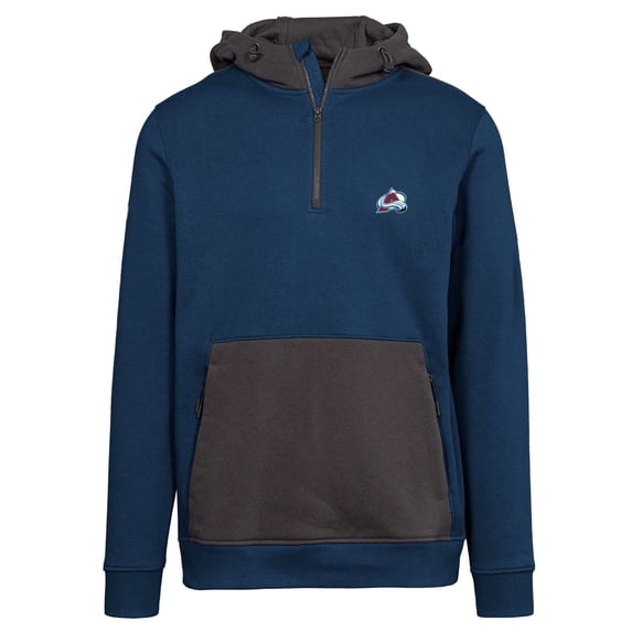 Men's Levelwear Navy Colorado Avalanche Chicane Insignia Core Half-Zip Pullover Hoodie