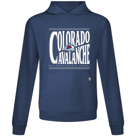 Men's Levelwear Navy Colorado Avalanche Relay Powerhouse Pullover Hoodie