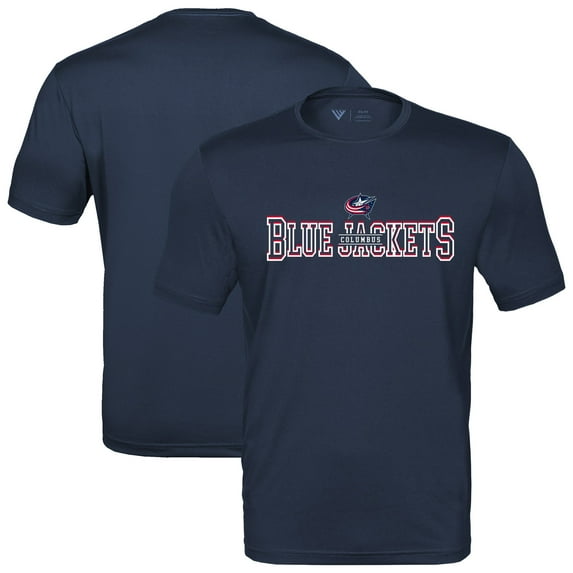 Men's Levelwear Navy Columbus Blue Jackets Anthem Journey Performance T-Shirt