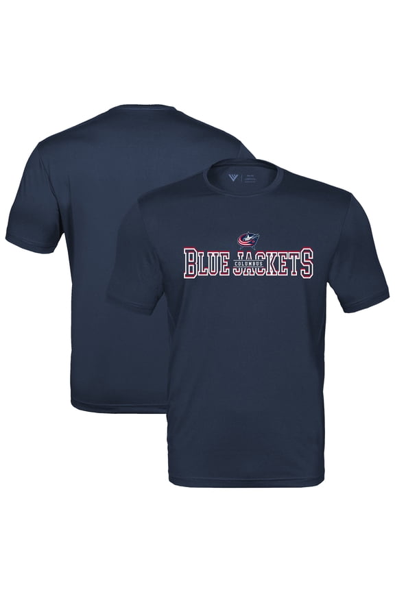 Men's Levelwear Navy Columbus Blue Jackets Anthem Journey Performance T-Shirt