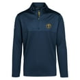 thumbnail image 1 of Men's Levelwear Navy Denver Nuggets Truth Insignia Core Quarter-Zip Pullover Top, 1 of 1
