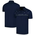 thumbnail image 1 of Men's Levelwear Navy Detroit Tigers Sector Batter Up Raglan Polo, 1 of 3