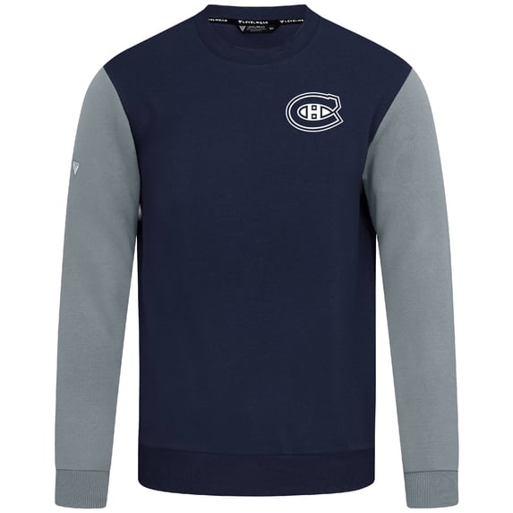 Men's Levelwear Navy/Gray Montreal Canadiens Ultimate Response Sweatshirt