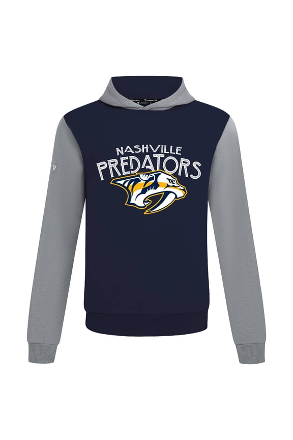 Men's Levelwear  Navy/Gray Nashville Predators Ultimate Mission Pullover Hoodie