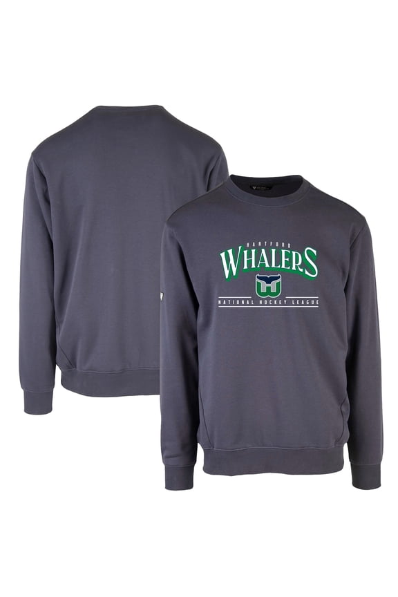 Men's Levelwear Navy Hartford Whalers Retro Zane Sweatshirt